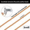 5M Round Braided Cowhide Letter Cord WL-GF0001-34A-01-2