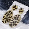 Alloy acrylic Dangle Stud Earrings LS-EJEW-M074-01G-01-5
