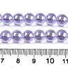 Electroplate Transparent Glass Beads Strands GLAA-T032-T8mm-AB01-2