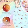 400Pcs Baking Paint Transparent Glass Beads DGLA-YW0001-61A-3
