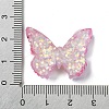 Spray Painted Resin Decoden Cabochons RESI-C045-07E-3