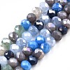 Glass Beads Strands X-GLAA-T006-16D-1