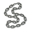 304 Stainless Steel Necklaces NJEW-C050-03AS-1