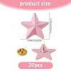 Star Alloy Pin Brooches AJEW-FH0006-07C-G-2