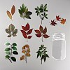 11Pcs 11 Styles PET Waterproof Stickers AJEW-WH0282-46-1