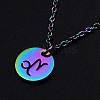 201 Stainless Steel Pendants Necklaces NJEW-S105-JN627-10-1