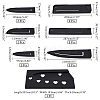 CHGCRAFT 13Pcs 7 Style Plastic Kitchen Knife Protective Cover AJEW-CA0002-70-2