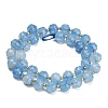 Dyed Imitation Jade Glass Beads Strands GL-Z001-02A-01-3
