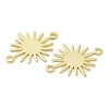 Brass Connector Charms KK-C083-12G-2