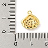 Rack Plating Brass Micro Pave Clear Cubic Zirconia Charms KK-P277-10G-3