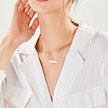 DIY Rectangle Pendant Necklaces Making Kits DIY-HS0001-81-6