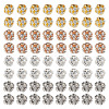 80Pcs 4 Colors Brass Rhinestone Beads KK-TA0002-11C-1