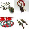 50PCS Mixed Antique Golden Handmade Tibetan Style Beads TIBEB-PH0003-01-WH-5
