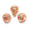 Brass Enamel Charms KK-A153-02G-H-1