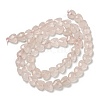 Natural Rose Quartz Beads Strands G-P544-E08-01-3