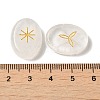 13Pcs Natural Quartz Crystal Rune Stone G-C095-02B-3