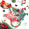 Christmas Theme Acrylic Beads Set OACR-SP0001-20B-4