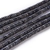 Natural Black Larvikite Beads Strands G-H230-27-1