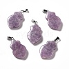 Natural Gemstone Pendants G-F714-01-2