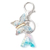 Butterfly Shape Resin & Acrylic Keychain KEYC-JKC01067-01-1