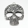 Tibetan Style Zinc Alloy Big Pendants TIBEP-R334-119AS-RS-1