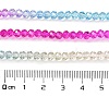 Transparent Painted Glass Beads Strands DGLA-A034-T3mm-A14-3