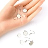 DIY Blank Dome Dangle Earrings Making Kit DIY-YW0002-03-4