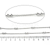 304 Stainless Steel Chains with Beads CHS-F020-06P-2