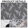 Flower Pattern Polyester Lace Fabric DIY-WH0496-28A-5