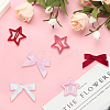 12Pcs Star Iron Snap Hair Clips OHAR-CP0001-24A-7