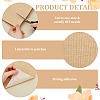 Self Adhesion Imitation Linen Wallpaper Peel AJEW-WH0270-16G-4