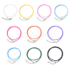 10Pcs 10 Colors Waxed Cord Necklace Making NCOR-YW0001-01-1