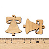 Printed Poplar Wood Pendants FIND-N005-74D-3