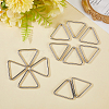 16Pcs Triangle Iron Linking Rings IFIN-CL0001-07P-4