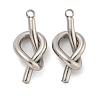 304 Stainless Steel Pendants STAS-K290-01P-1