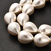 Electroplate Shell Pearl Beads Strands BSHE-G010-16x20mm-01-4