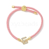 Adjustable Nylon Cord Bracelets BJEW-C096-01G-05-4