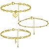 Anklets Sets AJEW-AN00383-16-1