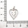 Brass Micro Pave Cubic Zirconia Pendants KK-U033-03P-02-3