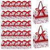 Floral Printed Paper Gift Tote Bags ABAG-WH0044-82D-1