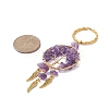 Woven Net/Web with Wing Pendant Keychain KEYC-JKC00481-02-2