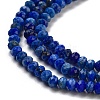 Natural Lapis Lazuli Dyed Beads Strands G-G140-B03-04-4