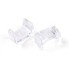 Transparent AS Plastic Base Buckle Hair Findings FIND-T064-012-4