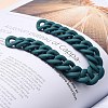Handmade Rubberized Style Acrylic Curb Chains AJEW-JB00755-7