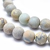 Natural Aqua Terra Jasper Beads Strands G-N0128-48F-8mm-3