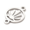 Non-Tarnish 304 Stainless Steel Connector Charms STAS-A068-01B-P-3