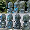 Natural Labradorite Carved Healing Buddha Figurines PW-WG70520-01-2