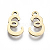 201 Stainless Steel Charms STAS-T044-217G-E-2