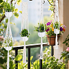 4Pcs 4 Styles Cotton Weaving Rope Wall-Mounted Basket AJEW-OC0015-28-5