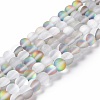 Synthetic Moonstone Beads Strands G-E573-01B-14-1